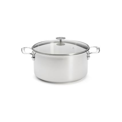 De Buyer 3427.28 - Olla con tapa MILADY 28 cm, acero inoxidable