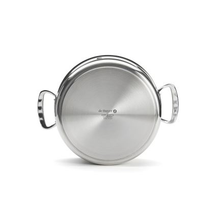 De Buyer 3427.28 - Olla con tapa MILADY 28 cm, acero inoxidable
