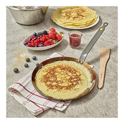 De Buyer 5615.24 - Sartén para crepes MINERAL B de 24 cm
