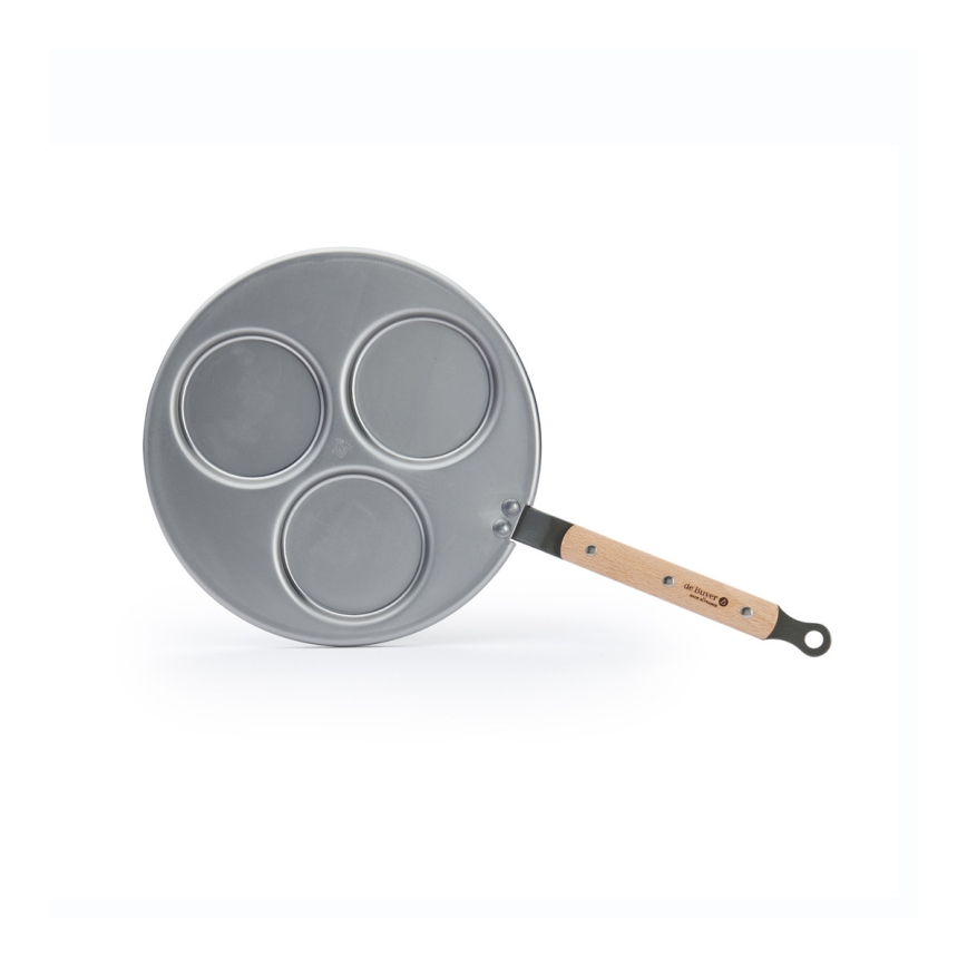 De Buyer 5712.03 - Sartén para tortitas MINERAL B BOIS 27 cm