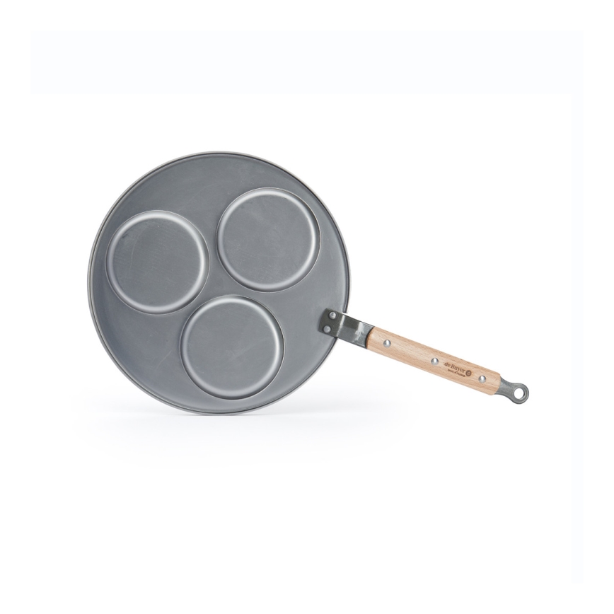 De Buyer 5712.03 - Sartén para tortitas MINERAL B BOIS 27 cm