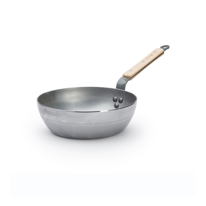 De Buyer 5714.24 - Sartén profunda MINERAL B BOIS 24 cm