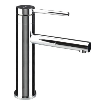 Deante BGE_022M - Grifo para lavabo con ducha extraíble ORA 22,9 cm cromo brillante