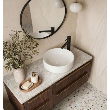 Deante BGE_N22K - Grifo de lavabo con ducha extraíble ORA 30,9 cm negro
