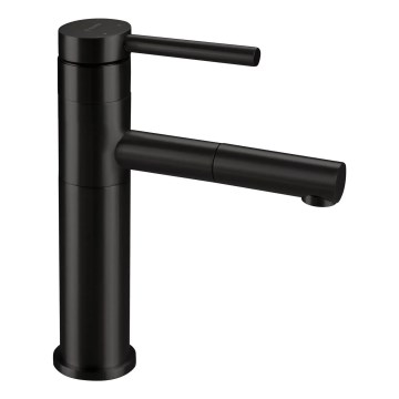 Deante BGE_N22M - Grifo de lavabo con ducha extraíble ORA 22,9 cm negro