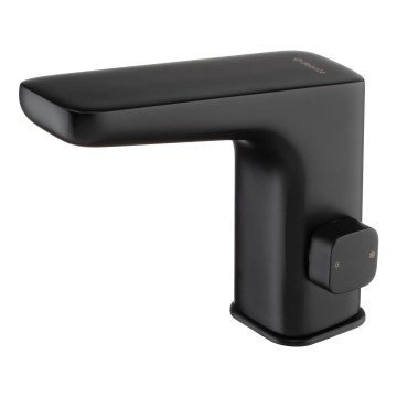 Deante BQH_N29V - Grifo de lavabo sin contacto con regulación de temperatura HIACYNT 230/6V negro