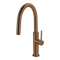 Deante BQJ_C62M - Grifo de fregadero EVORA bronce cepillado
