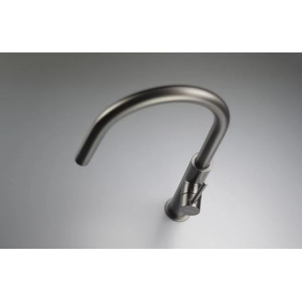 Deante BQJ_D62M - Grifo para fregadero EVORA titanio