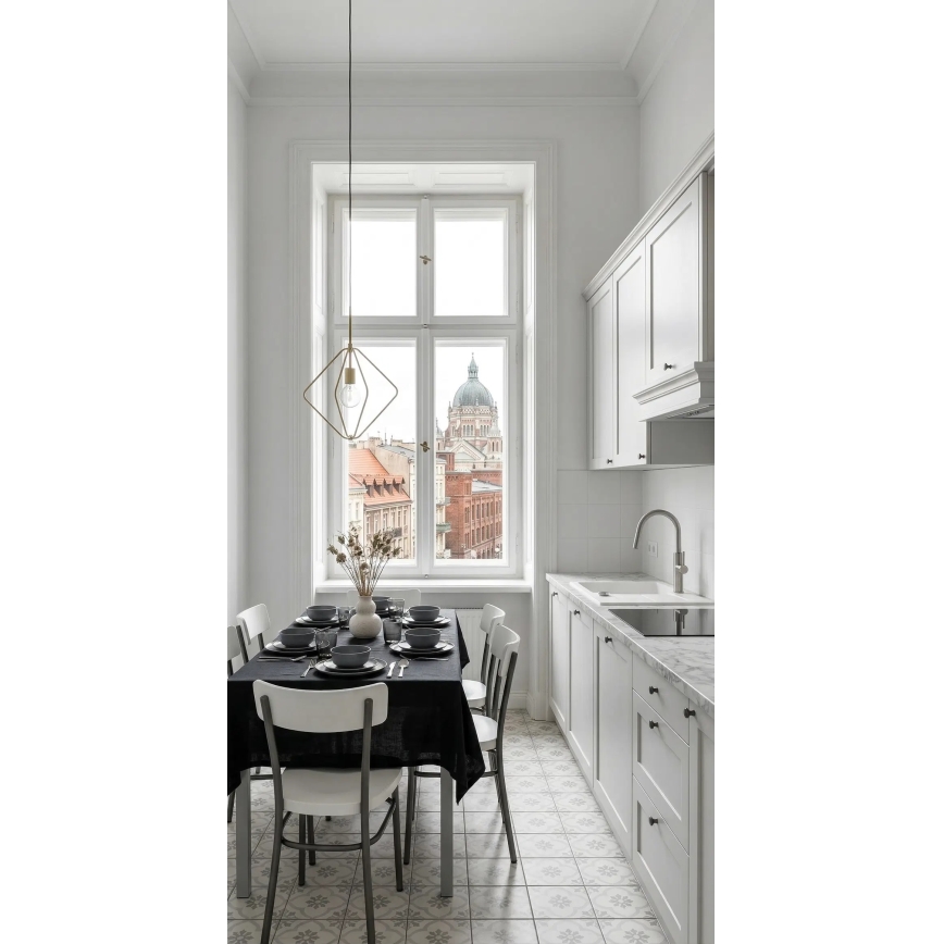 Deante BQJ_F62M - Grifo monomando de cocina EVORA en acero cepillado