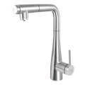 Deante BRE_075M - Grifo de fregadero con rociador extraíble ERIDAN cromo brillante