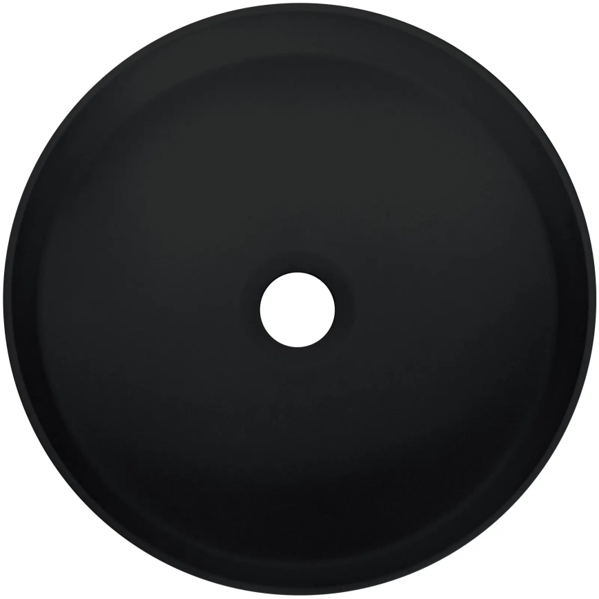 Deante CQS_NU4S - Lavabo sobre encimera SILIA Ø 36 cm granito/negro