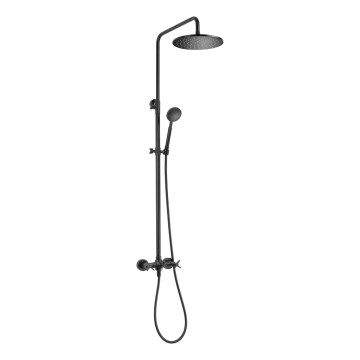 Deante NAC_N4QT - Conjunto de ducha con monomando TEMISTO negro