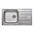 Deante ZEX_0113 - Fregadero de cocina XYLO 43,5x78 cm satén