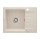 Deante ZQZ_511A - Fregadero de cocina ZORBA 58x44 cm granito/beige