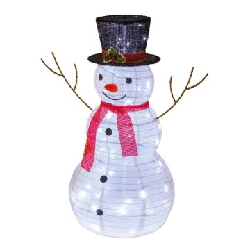 Decoración LED de Navidad LED/1,4W/230V 60 cm IP44 muñeco de nieve
