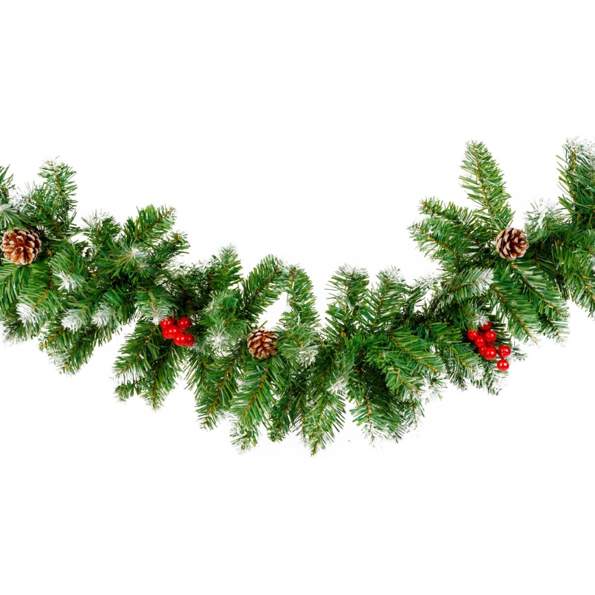 Decoración navideña GIRLANDA 200 cm de pino