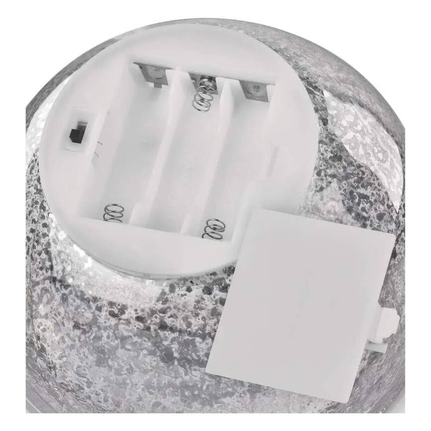 Decoración navideña LED 20xLED/3xAA bola diámetro 15 cm