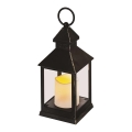 Decoración navideña LED/3xAAA negra
