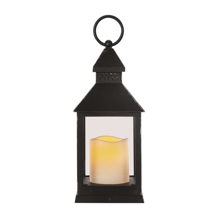 Decoración navideña LED/3xAAA negra