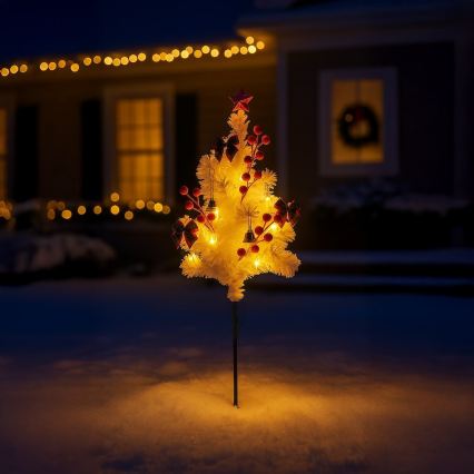 Decoración navideña LED LED/1W/230V 75 cm IP44 blanca