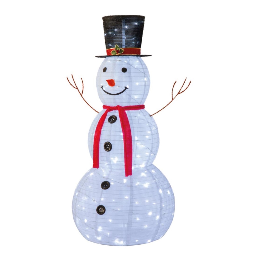 Decoración navideña LED LED/3,6W/230V 180 cm IP44 muñeco de nieve