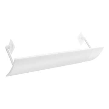 Deflector de aire universal para aire acondicionado 57–105 cm, blanco