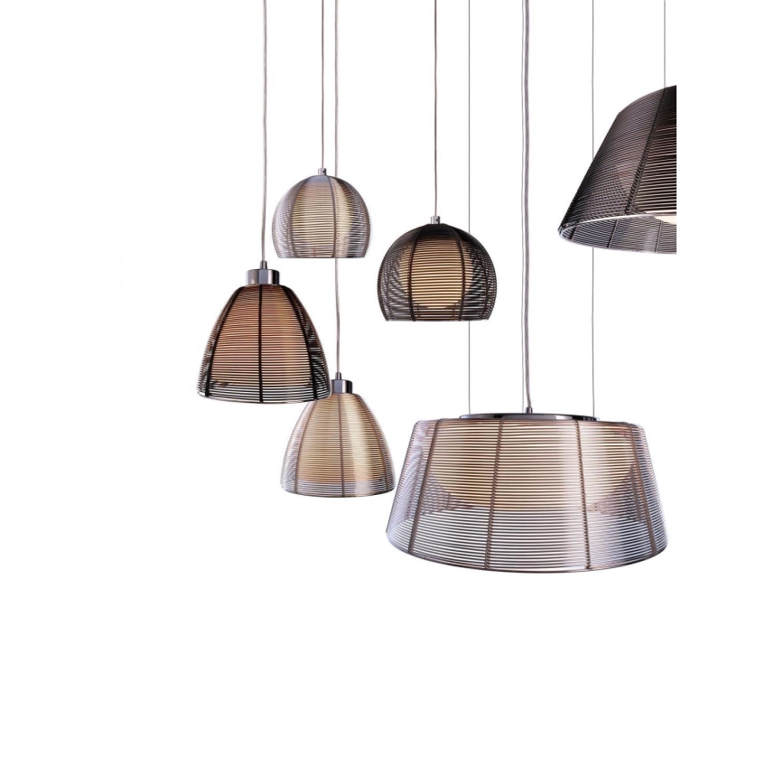 Deko-Light 342026 - Lámpara colgante FILO 1xE27/60W/230V diá. 19 cm negro