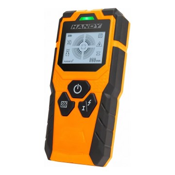 Detector digital multifunción 9V 1x6LR61 IP54 naranja