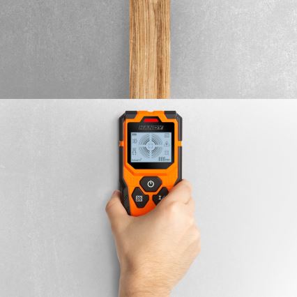 Detector digital multifunción 9V 1x6LR61 IP54 naranja