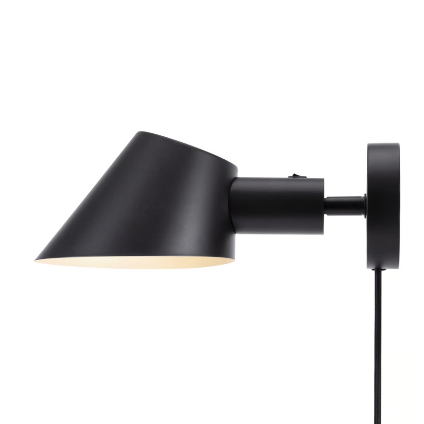 DFTP by Nordlux - Aplique de pared STAY 1xE27/60W/230V negro