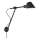 DFTP by Nordlux - Aplique de pared STAY 1xE27/60W/230V negro