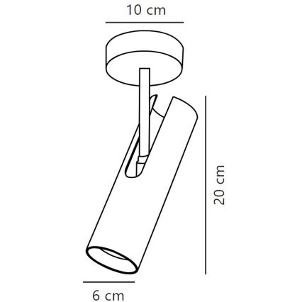 DFTP by Nordlux - Foco MIB 1xGU10/8W/230V blanco