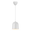 DFTP by Nordlux - Lámpara colgante con cable ANGLE 1xE27/25W/230V blanca