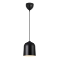 DFTP by Nordlux - Lámpara colgante con cable ANGLE 1xE27/25W/230V negra