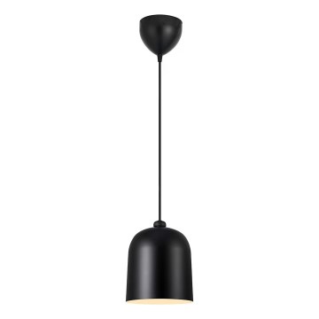 DFTP by Nordlux - Lámpara colgante con cable ANGLE 1xE27/25W/230V negra