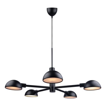 DFTP by Nordlux - Lámpara colgante NOMI 5xE14/8W/230V negro