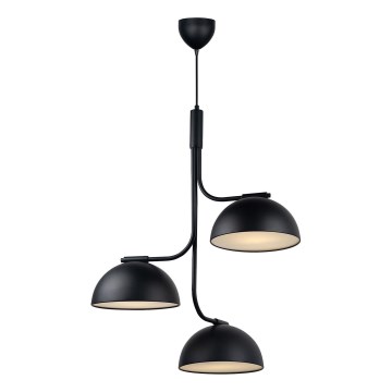 DFTP by Nordlux - Lámpara colgante TULLIO 3xE14/25W/230V negro
