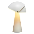 DFTP by Nordlux - Lámpara de mesa con pantalla regulable ALIGN 1xE27/25W/230V blanco