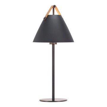 DFTP by Nordlux - Lámpara de mesa STRAP 1xE27/40W/230V negro
