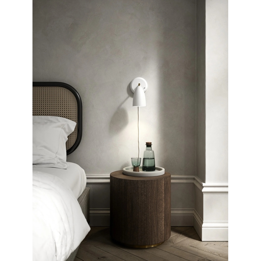 DFTP by Nordlux - Lámpara de pared NEXUS 1xGU10/6W/230V blanca