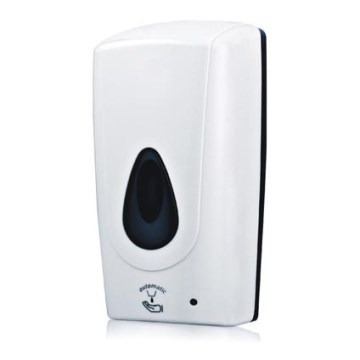 Dispensador de jabón 13,5 x 27,5 cm, blanco