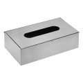 Dispensador de pañuelos de papel en acero inoxidable, cromo mate