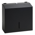 Dispensador de toallas 28 x 24,5 cm, acero inoxidable/negro