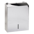 Dispensador de toallas 28x35 cm acero inoxidable/plateado