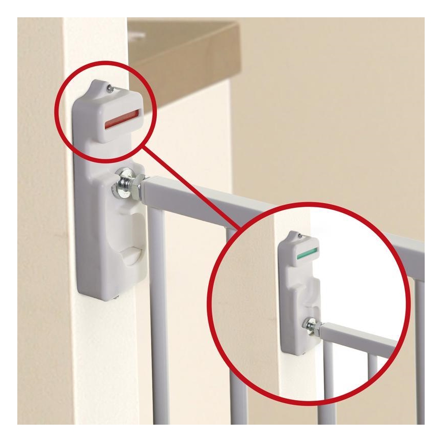 Dreambaby - Barrera de seguridad BROADWAY 76-134,5 cm blanco