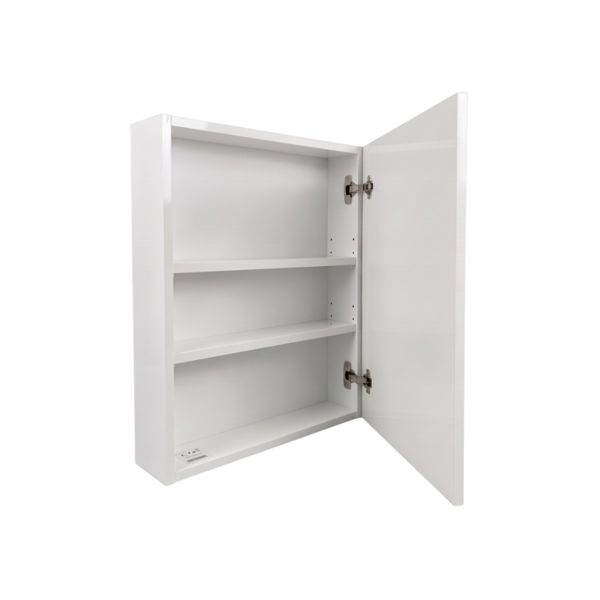 Dřevojas - Armario de baño con espejo NEXI 60x68 cm blanco