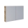 Dřevojas - Mueble de baño con espejo NEXI 100x68 cm roble