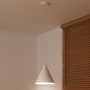 Duolla - Lámpara colgante con cable IRONLINE 1xG9/3W/230V Ø 25 cm blanca