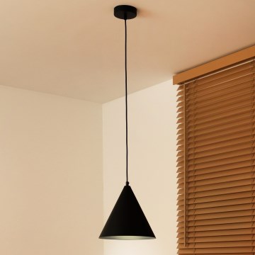 Duolla - Lámpara colgante con cable IRONLINE 1xG9/3W/230V Ø 25 cm negra