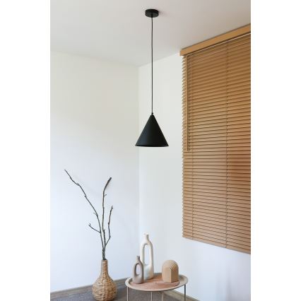 Duolla - Lámpara colgante con cable IRONLINE 1xG9/3W/230V Ø 25 cm negra